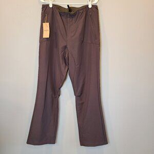 Paskho Pants NWT Nylon Pant Mens Small Chocolate Brown